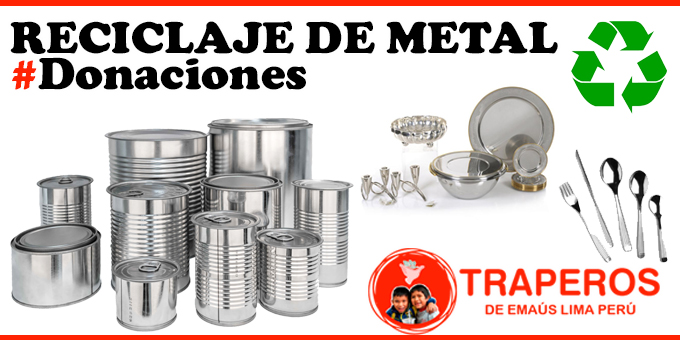 ▷ Reciclaje de Metal【 Donaciones Lima 】